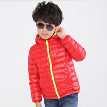 Load image into Gallery viewer, Boys Blue winter coats &amp; Jacket kids Zipper jackets Boys thick Winter jacket high quality Boy Winter Coat kids clothes