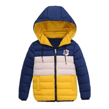 Load image into Gallery viewer, Boys Blue winter coats &amp; Jacket kids Zipper jackets Boys thick Winter jacket high quality Boy Winter Coat kids clothes