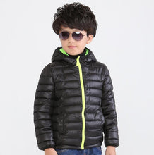 Load image into Gallery viewer, Boys Blue winter coats &amp; Jacket kids Zipper jackets Boys thick Winter jacket high quality Boy Winter Coat kids clothes