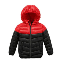 Load image into Gallery viewer, Boys Blue winter coats &amp; Jacket kids Zipper jackets Boys thick Winter jacket high quality Boy Winter Coat kids clothes