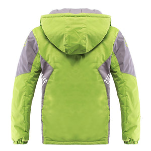Children Outerwear Warm Coat Sporty Kids Clothes Waterproof Windproof Thicken Boys Girls Cotton-padded Jackets Autumn and Winter