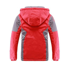 Load image into Gallery viewer, Children Outerwear Warm Coat Sporty Kids Clothes Waterproof Windproof Thicken Boys Girls Cotton-padded Jackets Autumn and Winter