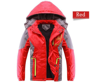 Children Outerwear Warm Coat Sporty Kids Clothes Waterproof Windproof Thicken Boys Girls Cotton-padded Jackets Autumn and Winter