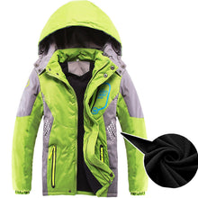 Load image into Gallery viewer, Children Outerwear Warm Coat Sporty Kids Clothes Waterproof Windproof Thicken Boys Girls Cotton-padded Jackets Autumn and Winter