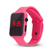 Load image into Gallery viewer, Children fashion watch Red led Boy girl electricity supplier electronic Student watches