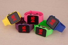 Load image into Gallery viewer, Children fashion watch Red led Boy girl electricity supplier electronic Student watches