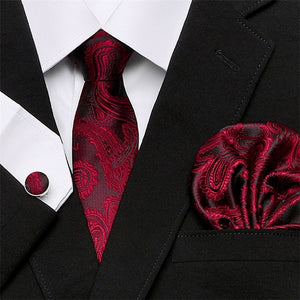 Classic 7.5cm Width Floral Paisley Ties Cravate Luxury Homme Men's Silk Ties For Men Suit Business Wedding Necktie 2018-S04