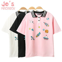 Load image into Gallery viewer, Cute Pink Harajuku Printed T Shirt Kawaii Cartoon Tee Tops 2018 Ladies Fashion Character Kawaii Cute T-shirt Women Clothing