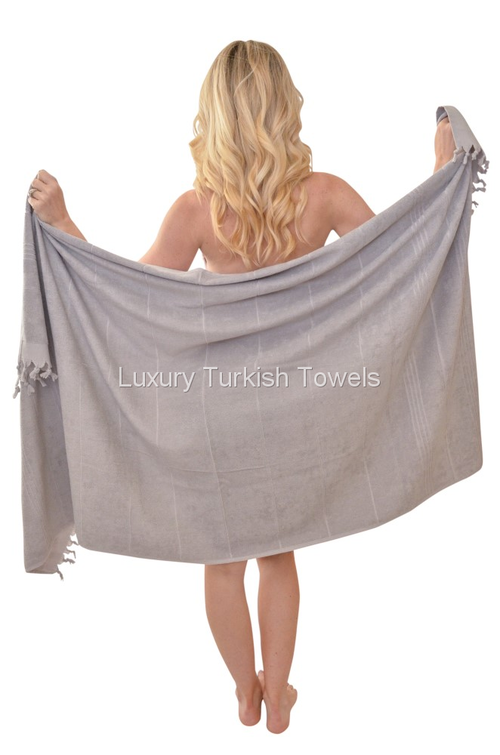 Newport Terry Turkish Towel - Grey