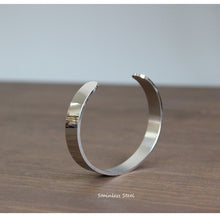 Load image into Gallery viewer, Stainless Steel Yoga OM Sign Bangle For
