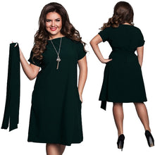 Load image into Gallery viewer, Elegant Sexy Chiffon Summer Women Dresses Big Size Dress 2018 Plus Size Women Clothing L-6xl Dress Casual O-neck Bodycon Dress