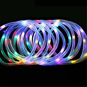 Explosion models solar lights string copper line rainbow tube lights outdoor 100LED Christmas lights garden decoration lights