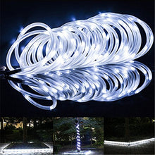 Load image into Gallery viewer, Explosion models solar lights string copper line rainbow tube lights outdoor 100LED Christmas lights garden decoration lights