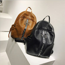 Load image into Gallery viewer, Fashion  Letters Backpack Women Vintage Girls