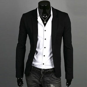 New Spring Autumn Clothing Candy Colors Blazer masculino Casual  Slim Fit Wild terno Men's Suit Jacket