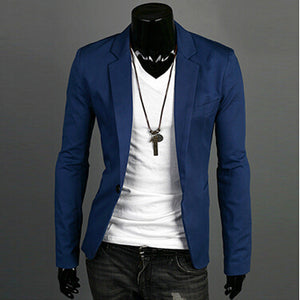 New Spring Autumn Clothing Candy Colors Blazer masculino Casual  Slim Fit Wild terno Men's Suit Jacket