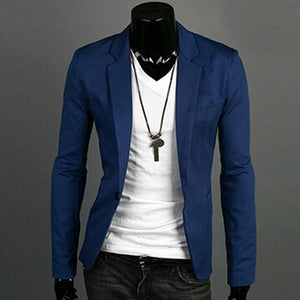 New Spring Autumn Clothing Candy Colors Blazer masculino Casual  Slim Fit Wild terno Men's Suit Jacket