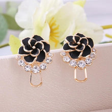 Load image into Gallery viewer, Fashion Flower Peony Women Girls Crystal Earrings
