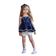 Load image into Gallery viewer, Fashion Girls Clothing Set Summer Baby Girls