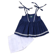 Load image into Gallery viewer, Fashion Girls Clothing Set Summer Baby Girls