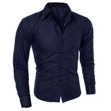 Load image into Gallery viewer, Fashion Men Shirt New Boutique Obscure Plaid Shirts Casual Mens Social Brand Long Sleeve Shirt Camisa Masculina M-5XL