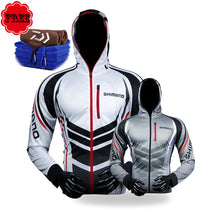 Load image into Gallery viewer, Fishing Clothing Hooded Men Jacket Quick-Drying Coat Fishing Shirt For Hiking Cycling Fishing Clothes Pesca Free Gift