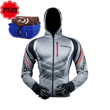 Load image into Gallery viewer, Fishing Clothing Hooded Men Jacket Quick-Drying Coat Fishing Shirt For Hiking Cycling Fishing Clothes Pesca Free Gift