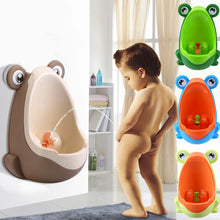 Load image into Gallery viewer, Frog Boys Potty Urinal Toilet With Suction Cups Urinoir Enfant Penico Menino WC Training Pinico Kids Pee Urinal-Boy For Children
