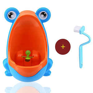 Frog Boys Potty Urinal Toilet With Suction Cups Urinoir Enfant Penico Menino WC Training Pinico Kids Pee Urinal-Boy For Children