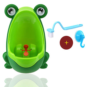 Frog Boys Potty Urinal Toilet With Suction Cups Urinoir Enfant Penico Menino WC Training Pinico Kids Pee Urinal-Boy For Children