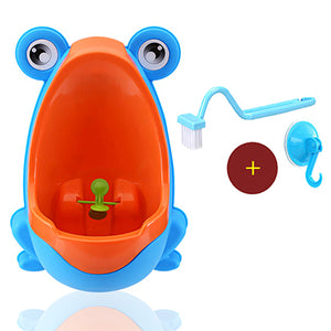 Frog Boys Potty Urinal Toilet With Suction Cups Urinoir Enfant Penico Menino WC Training Pinico Kids Pee Urinal-Boy For Children