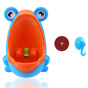 Frog Boys Potty Urinal Toilet With Suction Cups Urinoir Enfant Penico Menino WC Training Pinico Kids Pee Urinal-Boy For Children