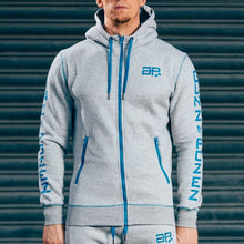 Load image into Gallery viewer, CozyFit Hoodie - Grey &amp; Blue