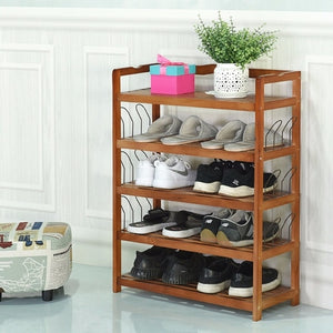 5-Tier Wooden Shoe Rack Shelf Storage