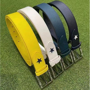 Golf Sports Belt Women Men Fashion Alloy Buckle Outdoor Leisure Belt