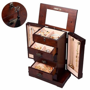 Jewelry Armoire Cabinet Box Storage Chest