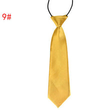 Load image into Gallery viewer, Children Tie Necktie Bowknot Collar Flower School Boy Uniform Bow Tie Kids Wedding Tie Solid Rope Tie Elastic Band Easy To Wear