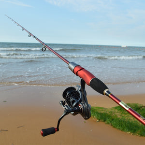1.68m 1.8m 1.98m Light Jigging Squid Fishing Rod Spinning Lure Max 120g 2 Sections M Titanium Tip Sea Boat Fishing Rod Casting