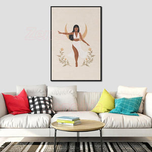 Nordic Abstract Figure Poster Line Fashion Woman Canvas Painting Wall Art Home Decoration Hd Print for Bedroom and Living Room
