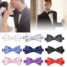 Load image into Gallery viewer, Sale 1PC Gentleman Men Classic Tuxedo Bowtie Necktie For Wedding Party Bow tie knot Bow Tie Boys Fashion 30 Solid Colors
