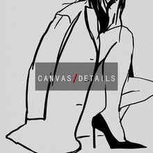 Load image into Gallery viewer, Fashion Poster Women Canvas Painting High Heels Wall Art Print Black line Nordic Picture For Living Room On The Wall Home Decor