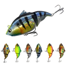 Load image into Gallery viewer, Vatalion Sinking VIB Fishing Lure 120mm/43g Crankbait Artificial Hard Bait Jointed Swimbait Vibration Wobblers Pike Bass Fishing
