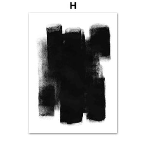 Black White Fashion Woman Abstract Lines Wall Art Canvas Painting Nordic Posters And Prints Wall Pictures For Living Room Decor