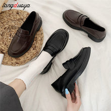 Load image into Gallery viewer, loafers women Mary Jane Shoes Girls Japanese School Jk Uniform Lolita Shoes College Gothic High Quality loafers for women 2022