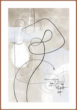 Load image into Gallery viewer, Line Black And White Sexy Window Girl Nordic Canvas Painting Fashion Beautiful Woman Posters Wall Art Pictures Living Room Decor