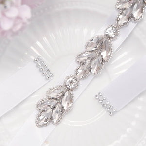 S294 New Rhinestone Bridal Wedding Dress Belts Bride Bridesmaid Dresses Accessories Women Party Prom Evening Dresses Waistband