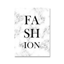 Load image into Gallery viewer, Perfume Posters and Prints Fashion Poster Woman Line Art Canvas Painting Marbling Quote Wall Pictures for Living Room Home Decor