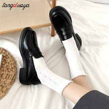 Load image into Gallery viewer, loafers women Mary Jane Shoes Girls Japanese School Jk Uniform Lolita Shoes College Gothic High Quality loafers for women 2022