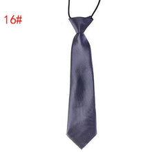 Load image into Gallery viewer, Children Tie Necktie Bowknot Collar Flower School Boy Uniform Bow Tie Kids Wedding Tie Solid Rope Tie Elastic Band Easy To Wear