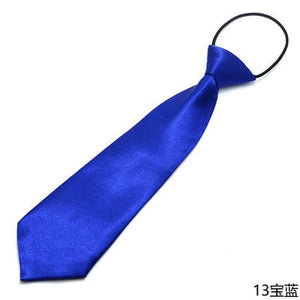 Children Elastic Tie Necktie School Boys Girls Kids Baby Wedding Fashion Solid Color Tie Wedding Students Necktie Neck Tie